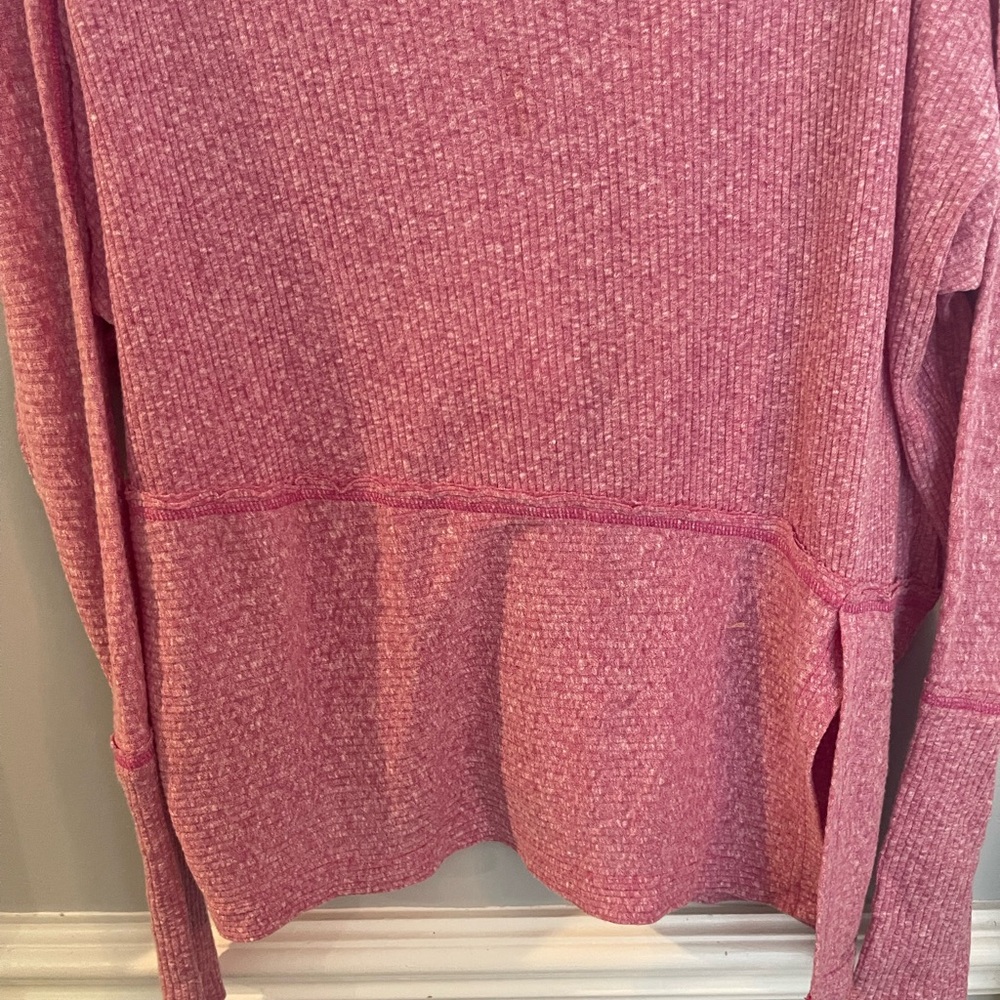 WE THE FREE Free People London Town Assymetrical Long Sleeve Top Tunic Small - Picture 6 of 9